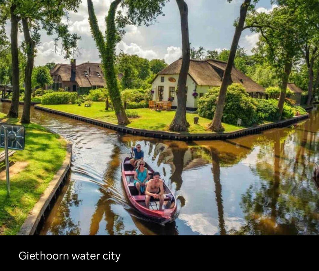 הוילה Vijfhuizen Tiny House With Garden And Jacuzzi Near Amsterdam מראה חיצוני תמונה