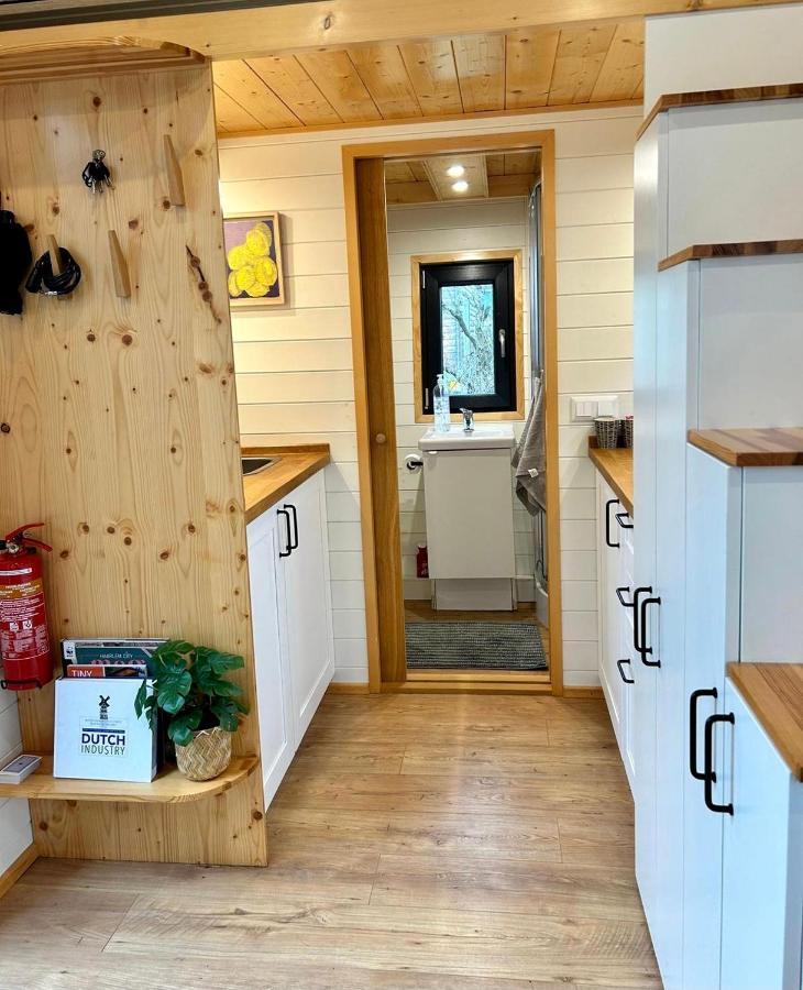 הוילה Vijfhuizen Tiny House With Garden And Jacuzzi Near Amsterdam מראה חיצוני תמונה