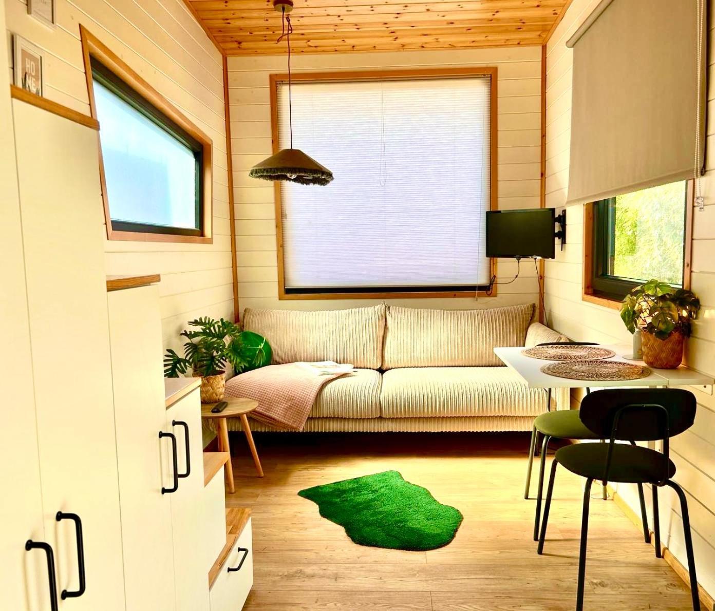 הוילה Vijfhuizen Tiny House With Garden And Jacuzzi Near Amsterdam מראה חיצוני תמונה