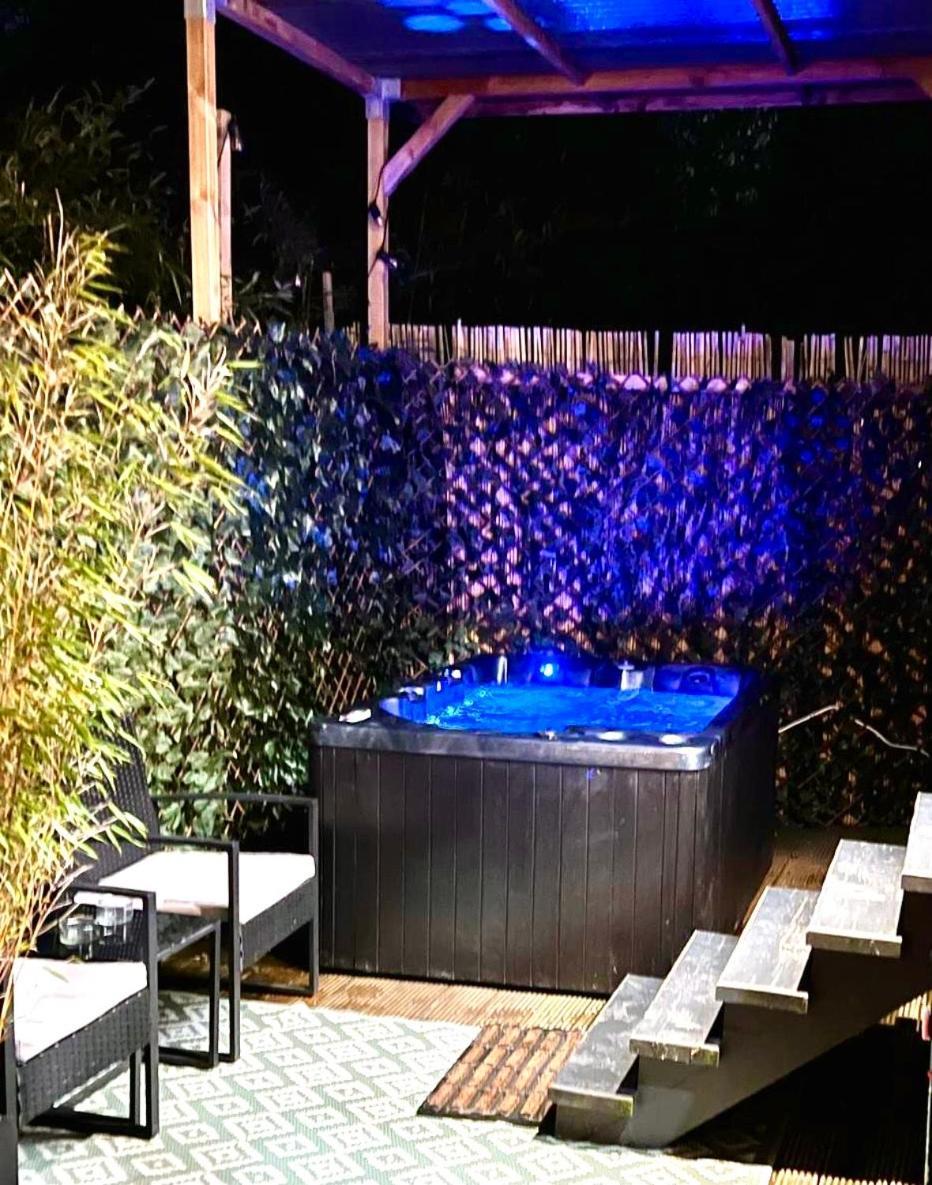 הוילה Vijfhuizen Tiny House With Garden And Jacuzzi Near Amsterdam מראה חיצוני תמונה